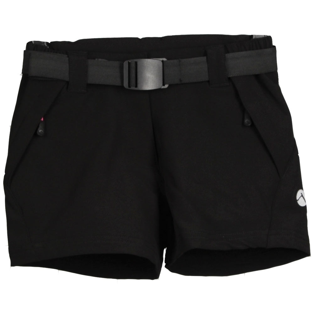 Neak Peak pantalón corto montaña niño K-R-VIESRATA BLACK vista frontal