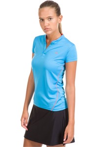 Masspro polo tenis mujer T-LAISSA NEON ELECTRIC vista frontal