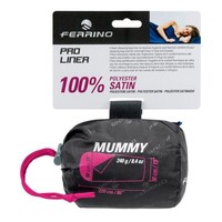 Ferrino varios montaña PRO MUMMY saco interior saten  crem. 22 vista frontal