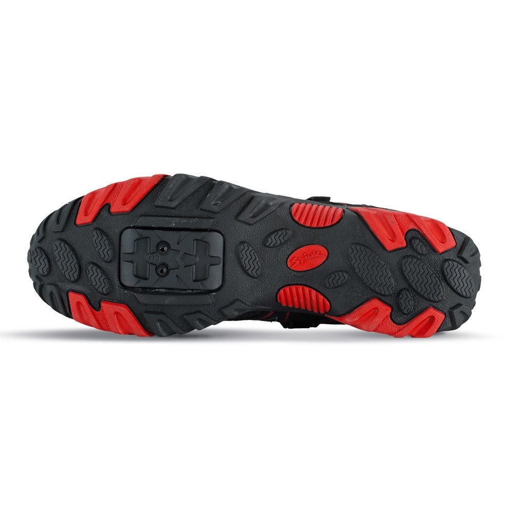 Spiuk zapatillas mtb ZAPATILLA LINZE MTB UNISEX NEGRO/ROJO vista superior