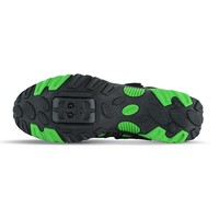 Spiuk zapatillas mtb ZAPATILLA LINZE MTB UNISEX NEGRO/VERDE vista superior