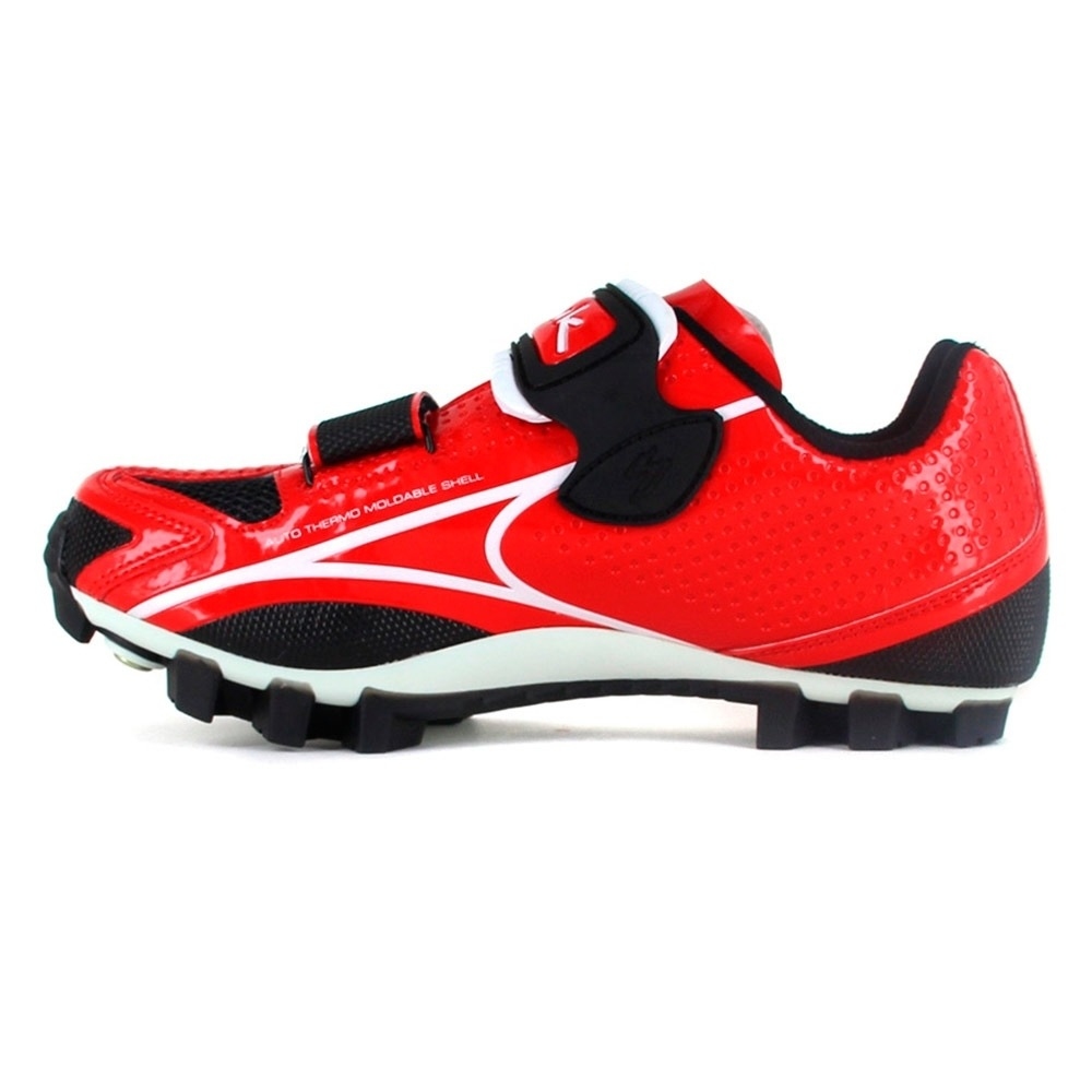 Spiuk zapatillas mtb ZAPATILLA RISKO MTB UNISEX 2015 ROJO/BLA puntera