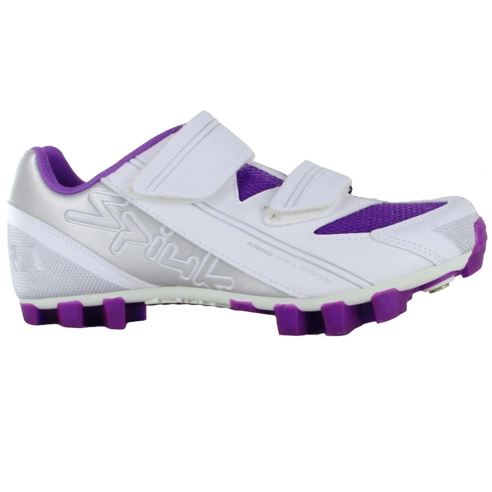 Spiuk zapatillas mtb ZAPATILLA UHRA MTB UNISEX 2015 BLANCO/VI lateral exterior