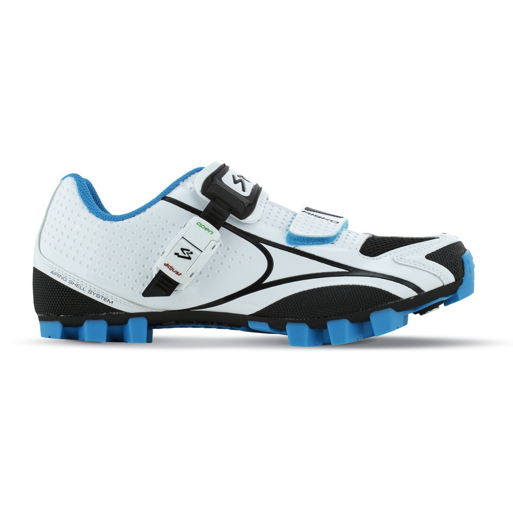 Spiuk zapatillas mtb ZAPATILLA RISKO MTB UNISEX BLANCO NEGRO lateral exterior