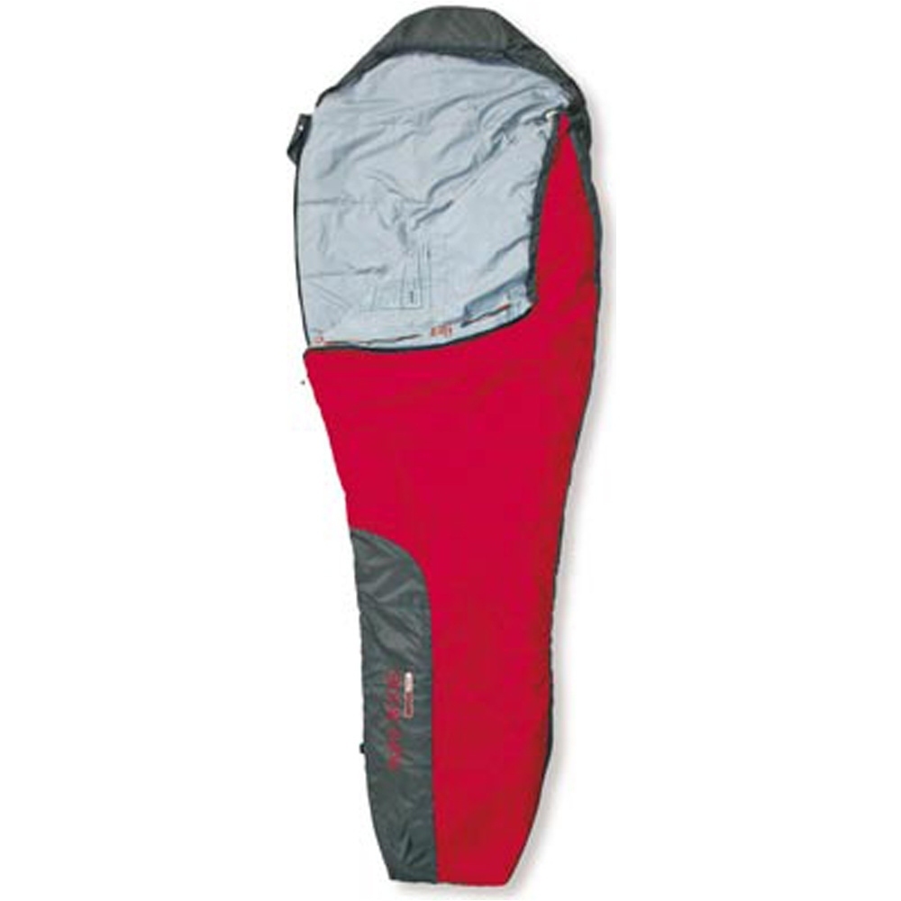 Altus saco de dormir SACO LIGHT 800S ROJO/GRIS vista frontal