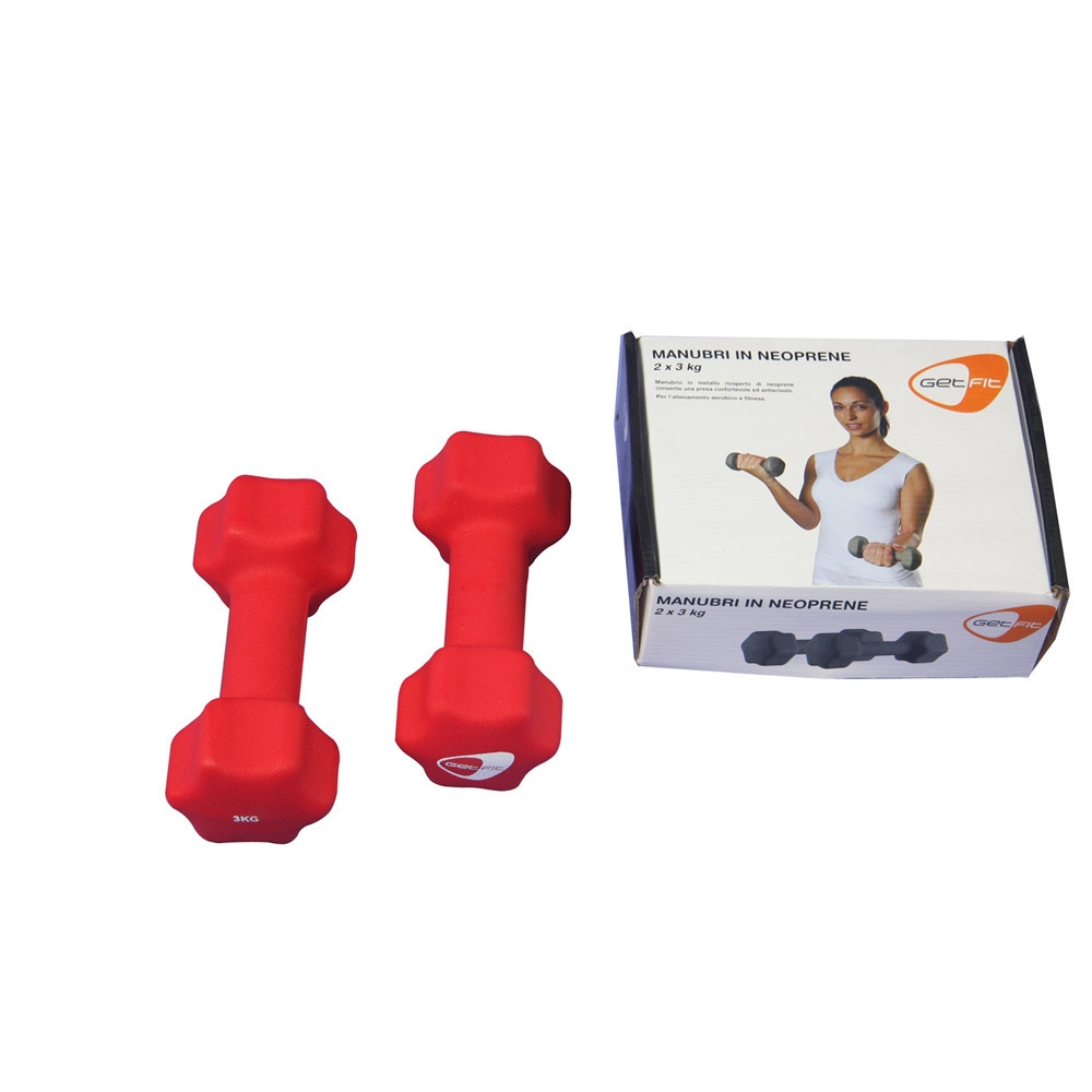 Get Fit mancuernas NEO DUMBBELL 2x3KG vista frontal