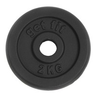 Get Fit disco pesas PLATE 2KG d.30mm vista frontal