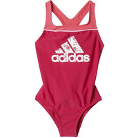 adidas bañador natación niña BTS 1PC LOG KG vista frontal