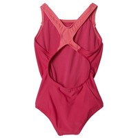 adidas bañador natación niña BTS 1PC LOG KG vista trasera