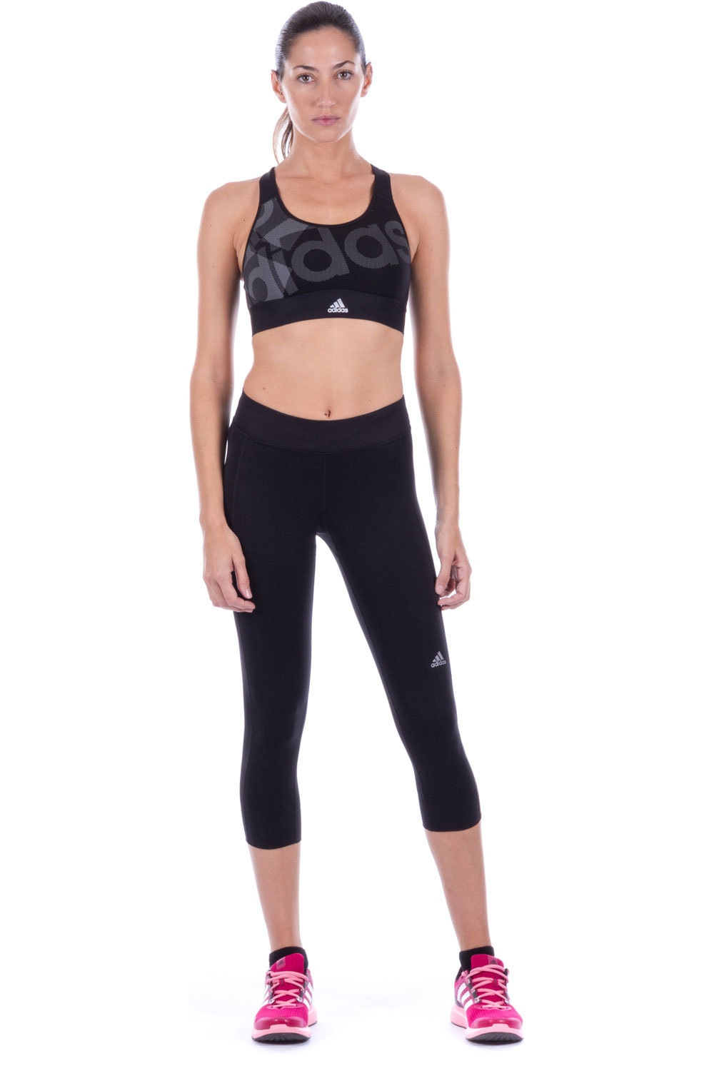 adidas malla pirata running mujer RUN 3/4 TIGHT W vista detalle