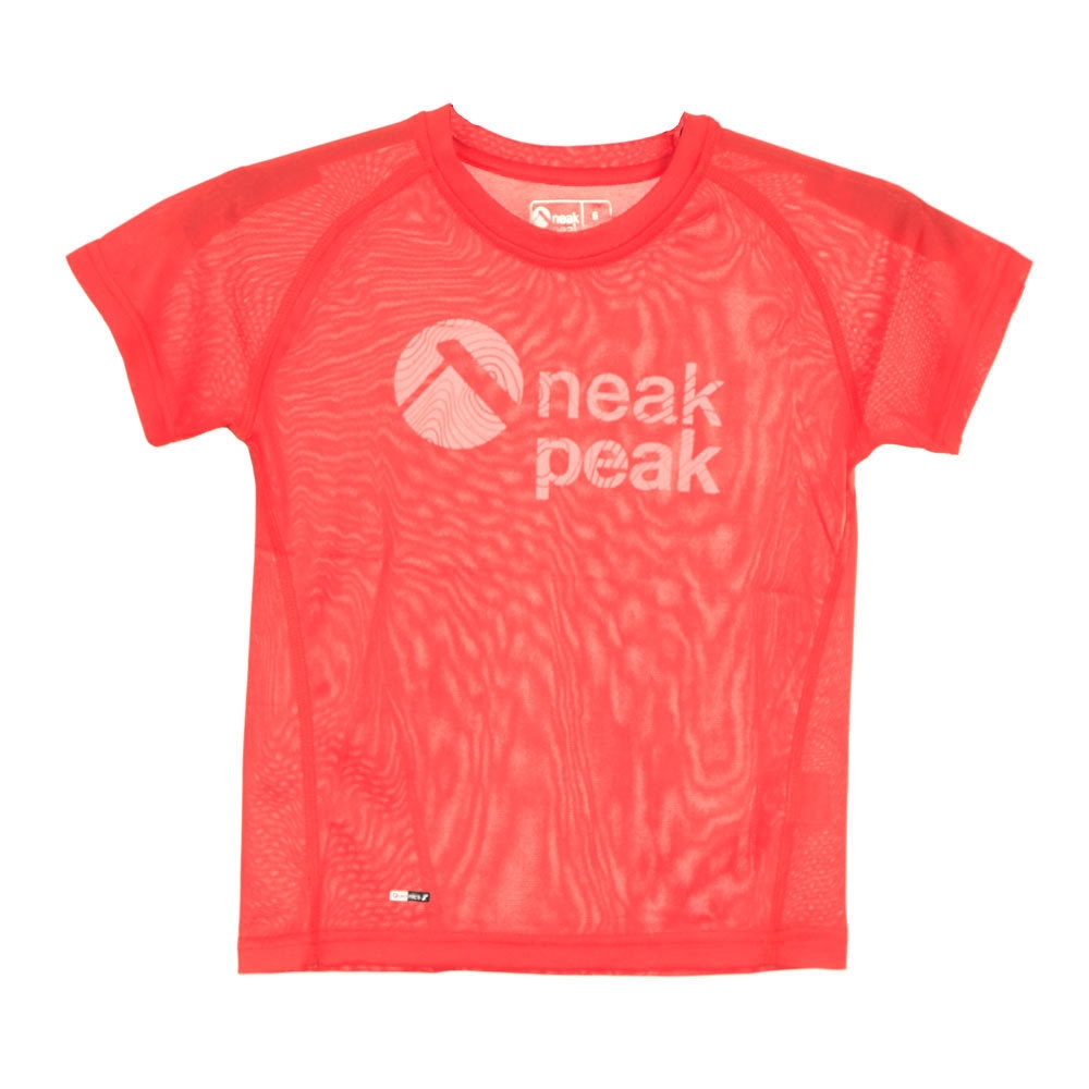 Neak Peak camiseta montaña manga corta niño K-T-CIMA ORANGE vista frontal