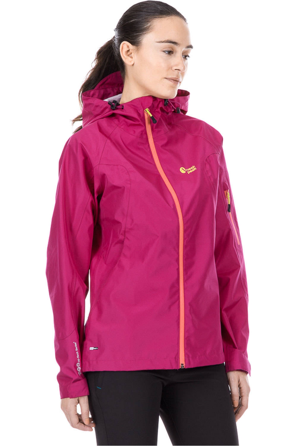 Neak Peak chaqueta impermeable mujer 3 LAYER WOMAN CERISE/BRIGHT Rose vista frontal