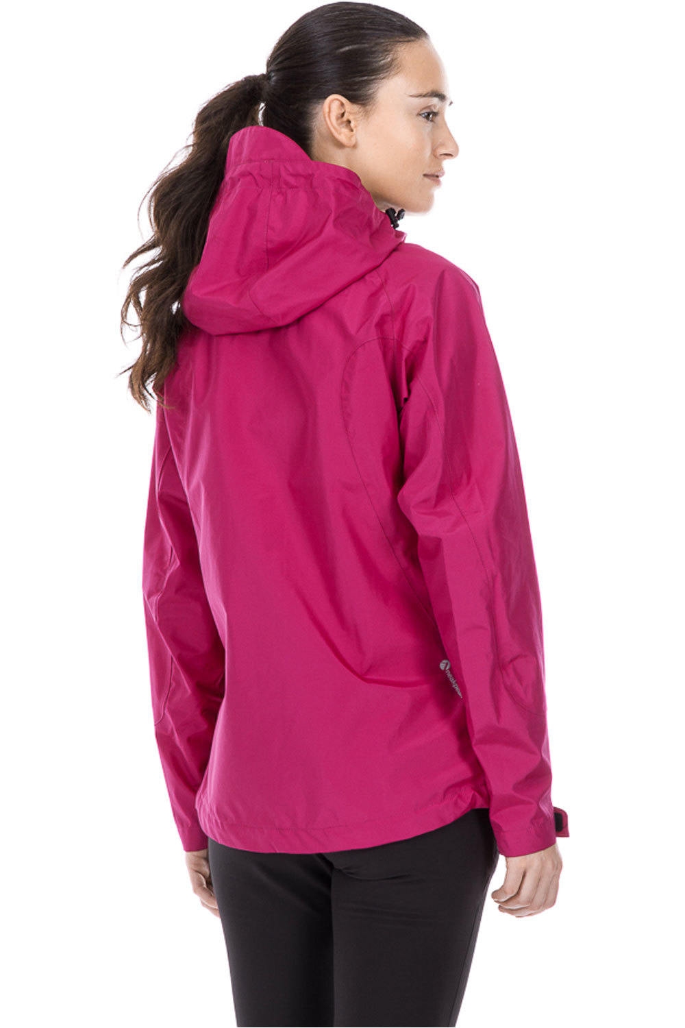 Neak Peak chaqueta impermeable mujer 3 LAYER WOMAN CERISE/BRIGHT Rose vista trasera