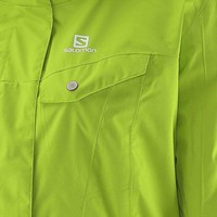 Salomon chaqueta esquí mujer IMPULSE JACKET W GREEN vista trasera