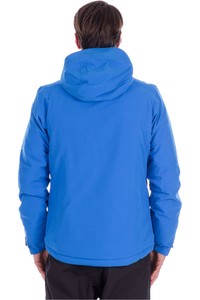 Salomon chaqueta esquí hombre ICESTORM BLUE vista trasera