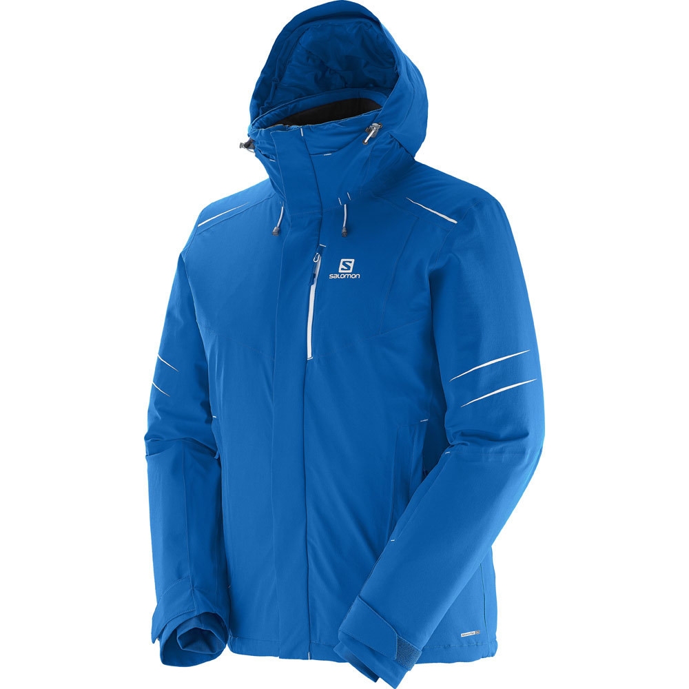 Salomon chaqueta esquí hombre ICESTORM BLUE 03