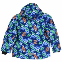 Color Kids chaqueta esquí infantil GERTY PADDED BL GR vista trasera