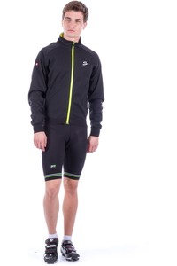 Spiuk cortavientos ciclismo hombre CHAQUETA ELITE PRO HOMBRE 2015 NEGRO/AMA vista detalle