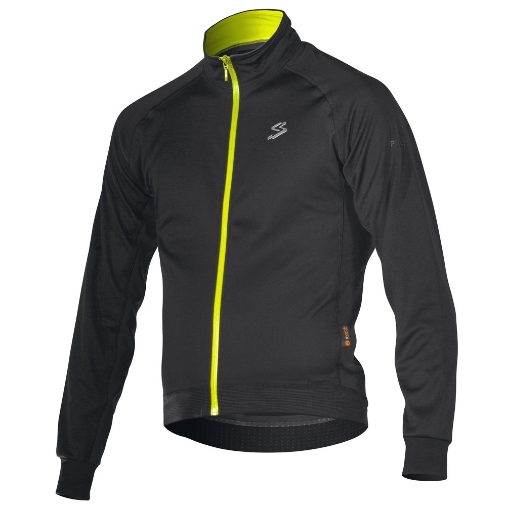 Spiuk cortavientos ciclismo hombre CHAQUETA ELITE PRO HOMBRE 2015 NEGRO/AMA 03