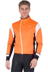 Spiuk cortavientos ciclismo hombre CHAQUETA RACE HOMBRE 2015 NARANJA vista frontal