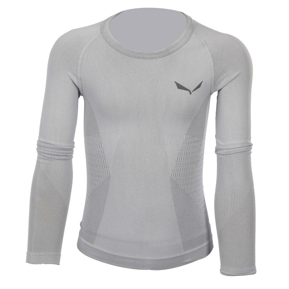 Salewa camiseta térmica niño _3_META 2 DRY K L/S TEE vista frontal