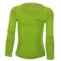 Salewa camiseta térmica niño _3_META 2 DRY K L/S TEE vista frontal