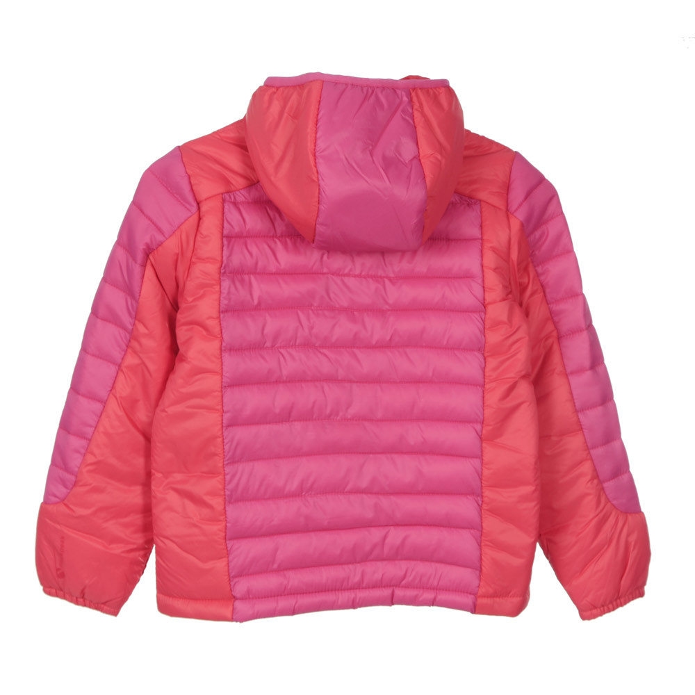 Neak Peak chaqueta outdoor niño JUNIOR HIBRID-POLYBAMBOO JKT ROSE vista trasera