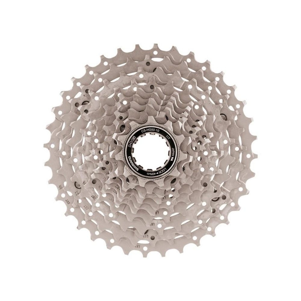 Shimano cassette bicicleta carretera CASSETTE SHIMANO DEORE 11/36 10V vista frontal