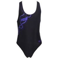 Speedo bañador natación niña GIRL ONE PC Logo Splashback AZ AZ vista frontal