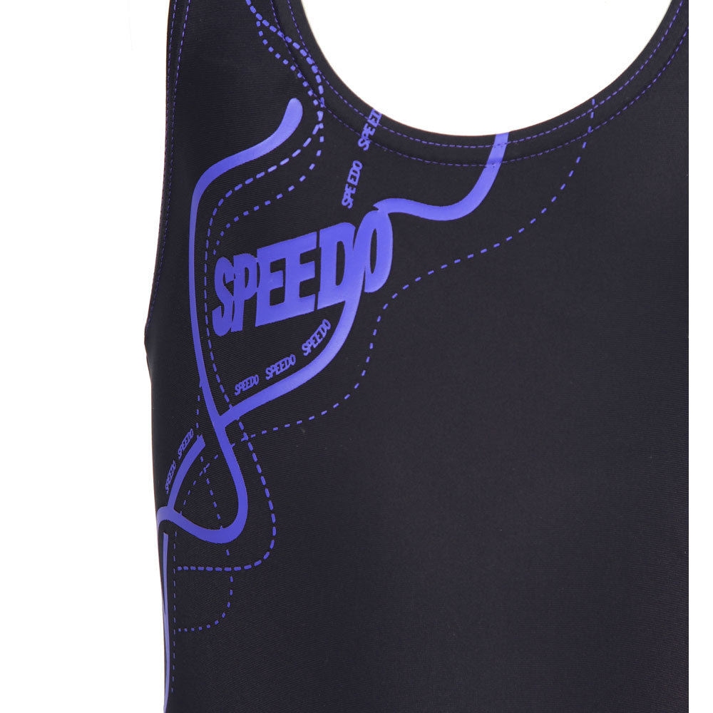 Speedo bañador natación niña GIRL ONE PC Logo Splashback AZ AZ vista detalle