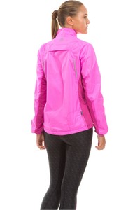 Spyro CHAQUETA RUNNING MUJER B-LOUISE ROSA FLOUR vista trasera