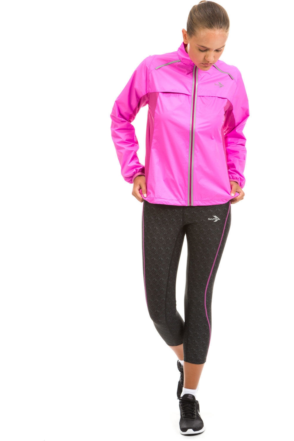 Spyro CHAQUETA RUNNING MUJER B-LOUISE ROSA FLOUR vista detalle