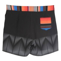 Longboard bañador playa hombre BOARDSHORT TROPICAL vista trasera