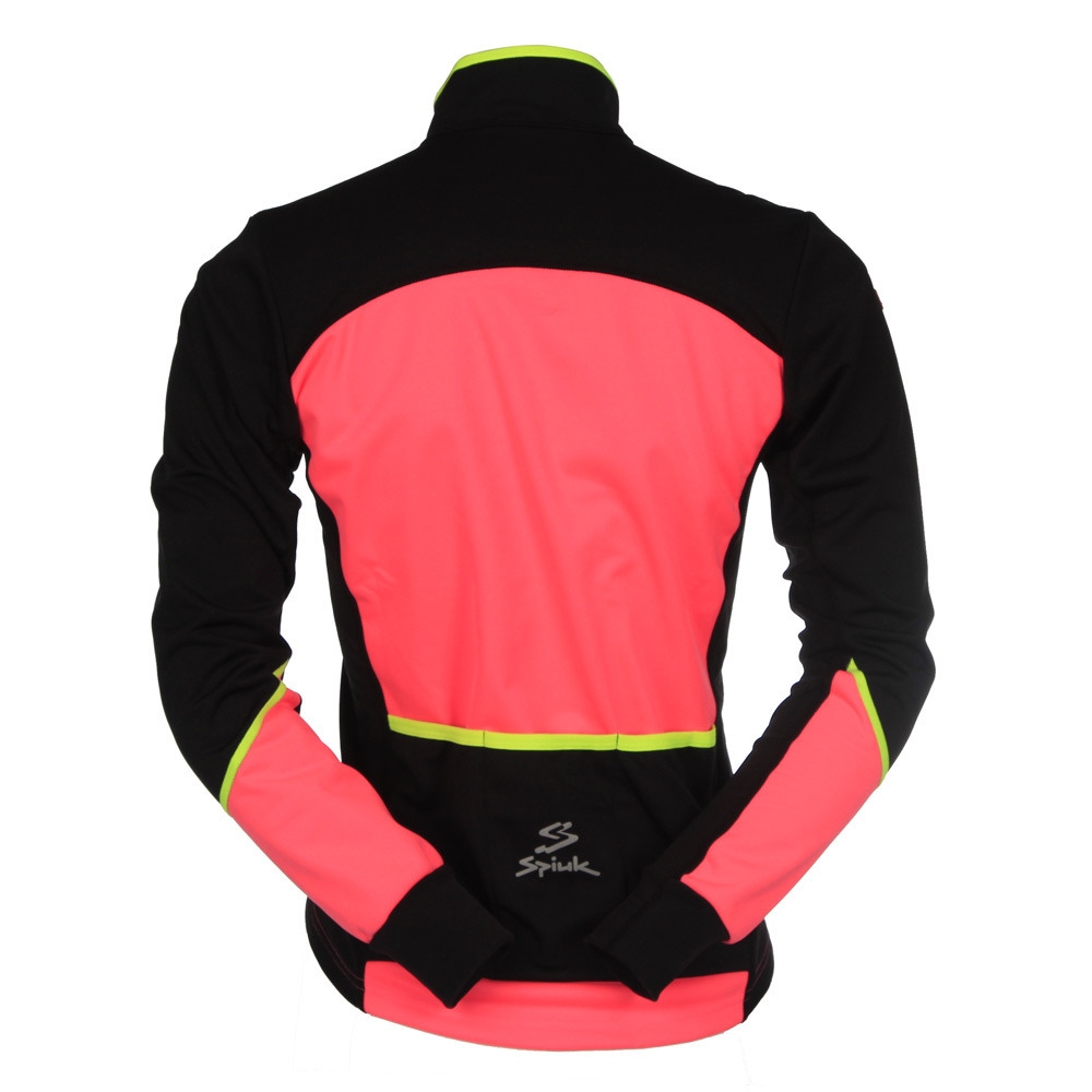 Spiuk cortavientos ciclismo mujer CHAQUETA FS SPIUK MUJER 2015 ROSA AV/NEGRO vista trasera