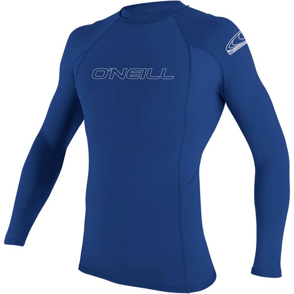 O'Neill lycra surf manga larga hombre BASIC SKINS L/S RASH GUARD vista frontal