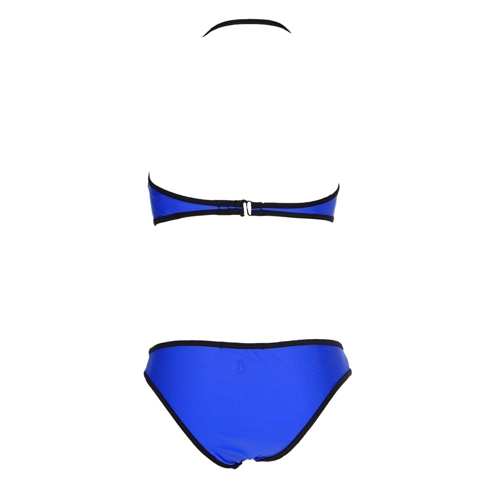 Bludemon bikinis mujer BK BANDA ZIP WOMAN HALF MOON vista trasera