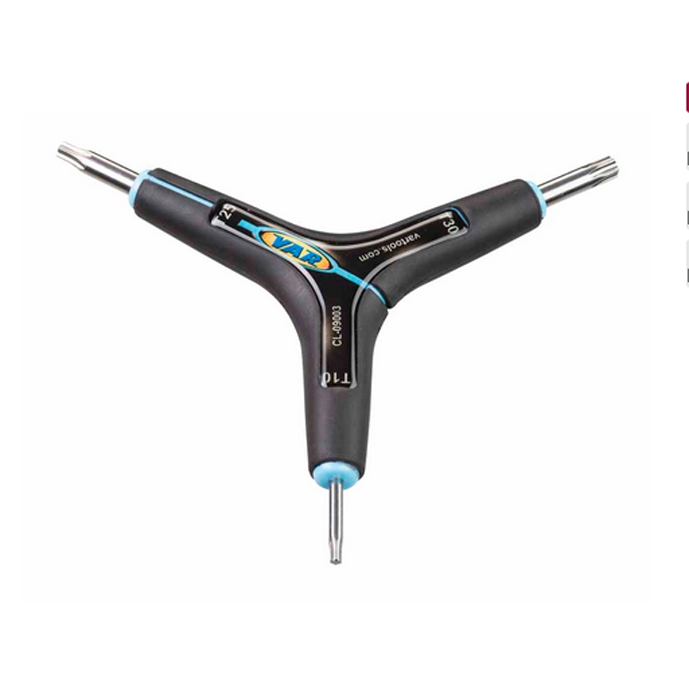 Var llave torx ypremium t10/t25/t3 herramientas bicicleta