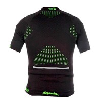 Spiuk maillot manga corta hombre MAILLOT M/C TEAM HOMBRE 2016 NEGRO/AMARI vista trasera