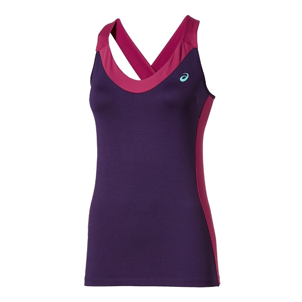 Asics camiseta tirantes mujer PADEL TANK TOP vista frontal