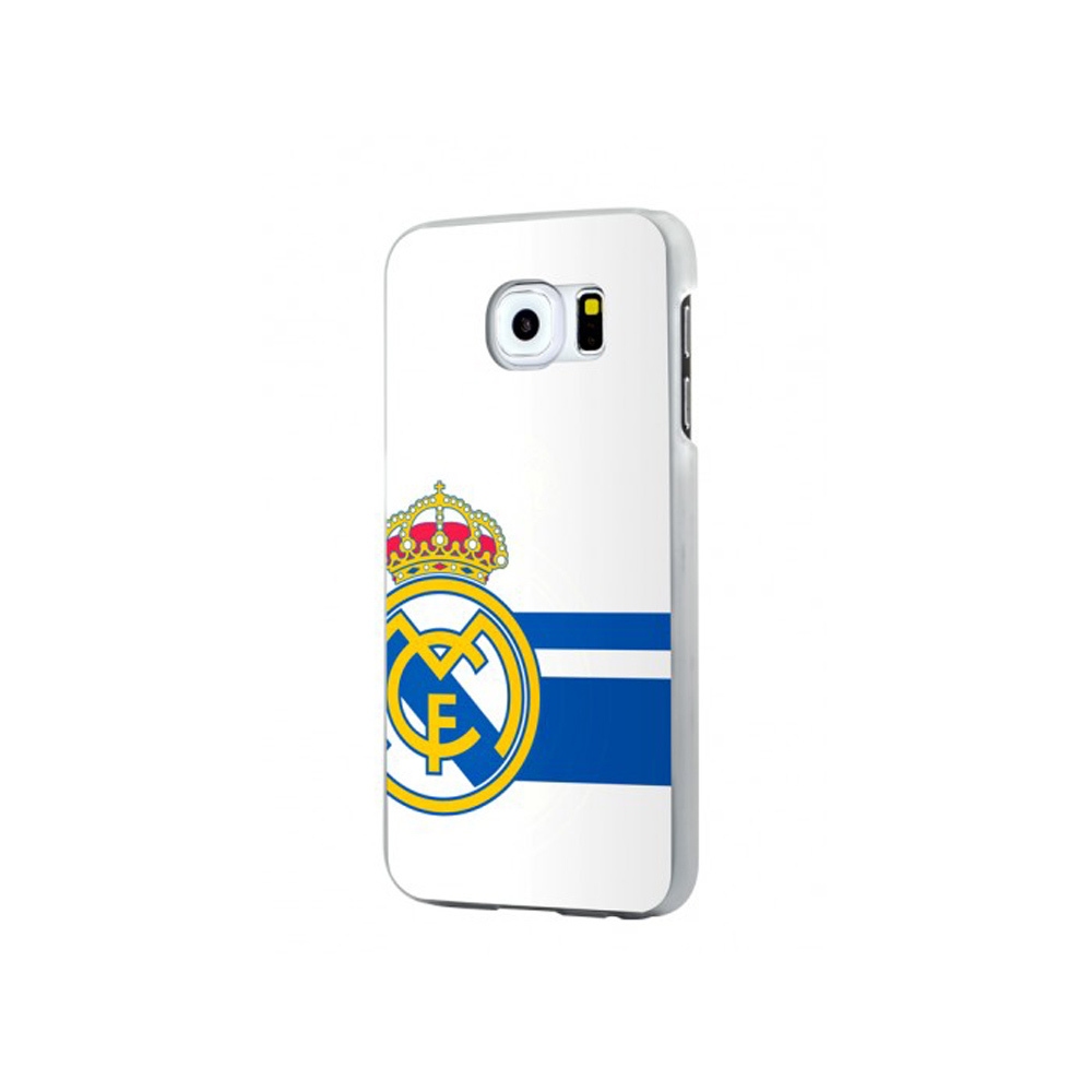 Real Madrid merchandaising equipos de fútbol oficiales CARCASA REAL MADRID SAMSUNG GALAXY S6 BL 01