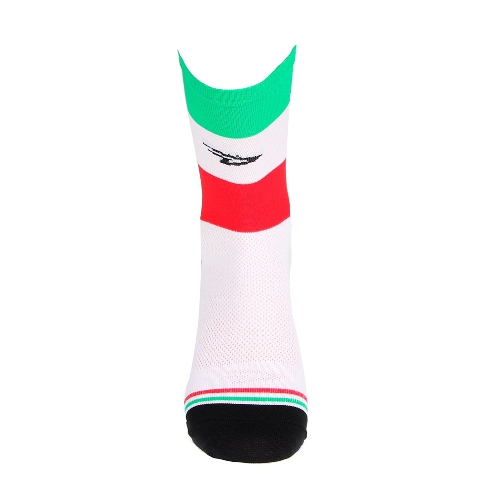 Defeet calcetines ciclismo AIREATOR HI TOP  ITALIA vista trasera