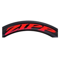 Zipp respuestos y accesorios rueda REP SET ADHESIVOS 303 ROJO MATE vista frontal