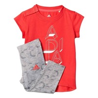 adidas conjunto bebé I MM GIRLS SET vista frontal