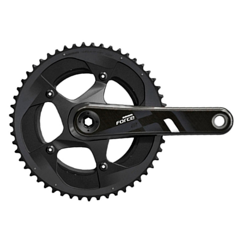 Sram bielas carretera BIELA FORCE22 GXP 172.5 50-34 YAW vista frontal