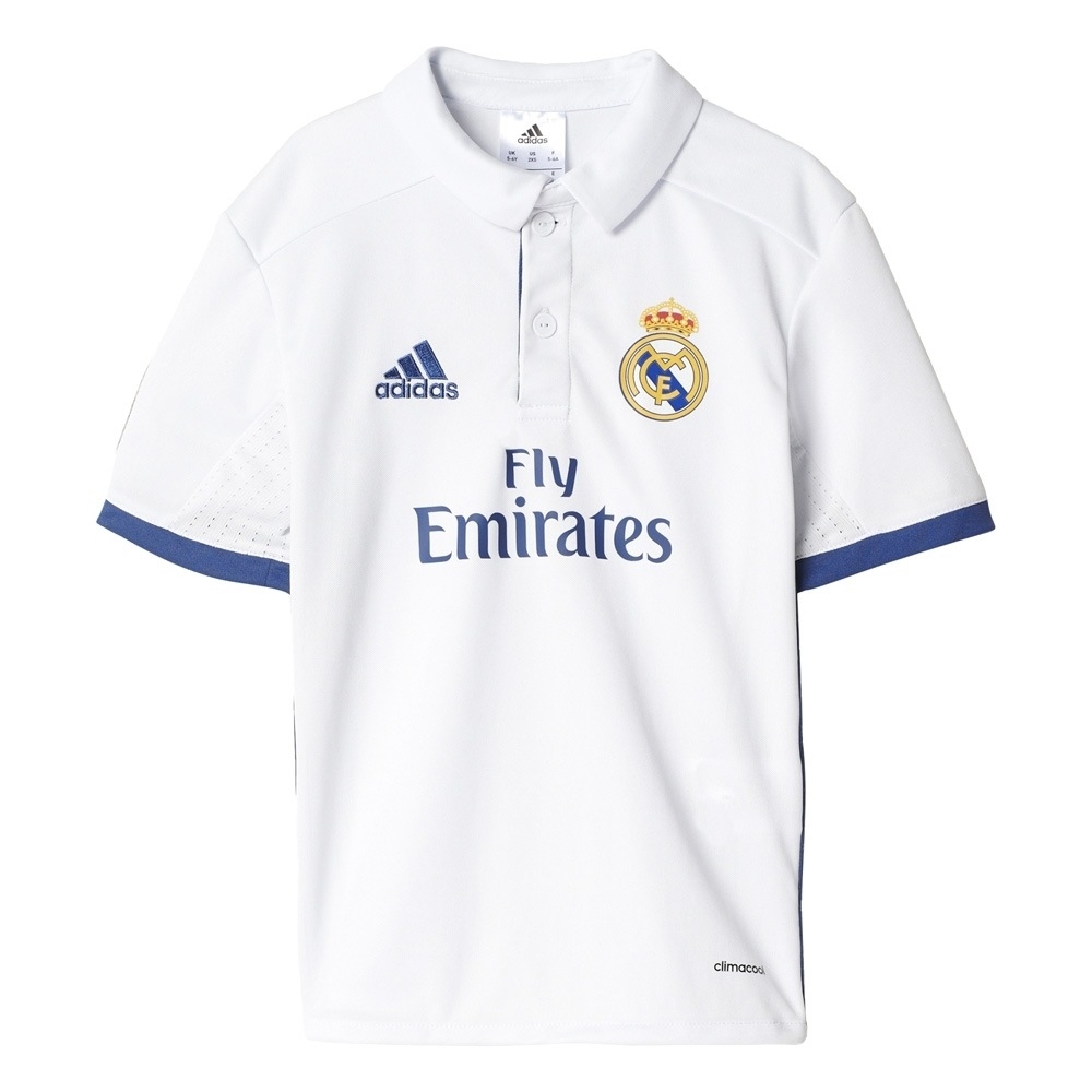 adidas equipación fútbol niño R.MADRID 17 H SMU MINI vista trasera