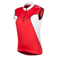 Spiuk maillot manga corta mujer MAILLOT S/M ANATOMIC HOMBRE ROJO/BLANCO vista frontal