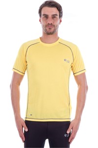 Neak Peak camiseta técnica manga corta hombre T-WERNER SAFFRON vista frontal