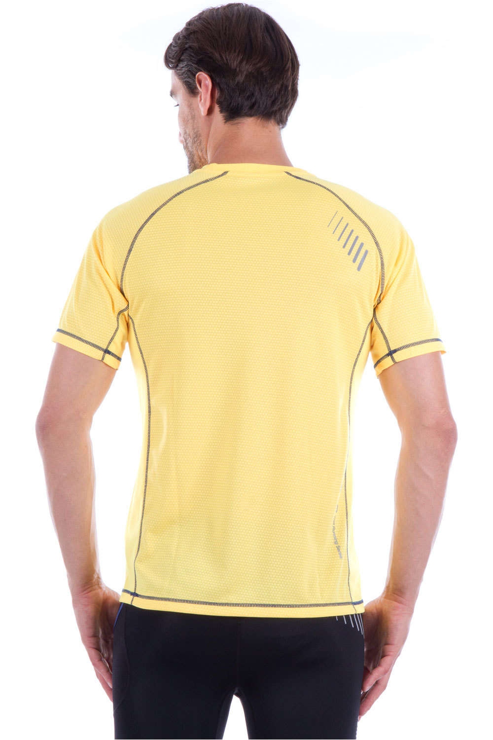 Neak Peak camiseta técnica manga corta hombre T-WERNER SAFFRON vista trasera