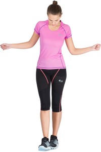 Neak Peak camiseta entrenamiento manga corta mujer T-GAILA AZALEA FLUOR vista detalle