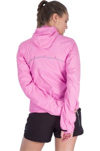 Neak Peak CHAQUETA RUNNING MUJER B-JAITER AZALEA FLUOR vista trasera